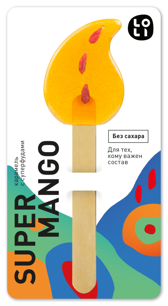 Фото №2 LO-LI Карамель super mango Без Сахара 35 г