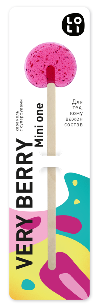 Фото №2 LO-LI Карамель very berry mini one 8 г