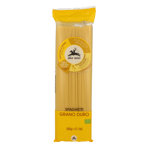 Фото №2 ALCE NERO Макаронные изделия Spaghetti из пшеничной муки семолины дурум 500 г