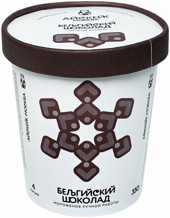 Фото №2 АЙСКЕЙК ЭКО Мороженое бельгийский шоколад 330 г