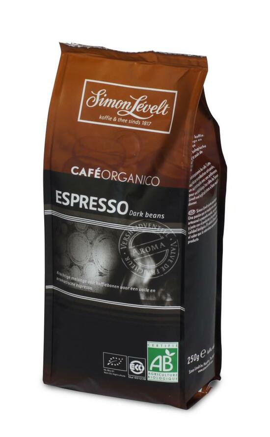 Фото №2 SIMON LEVELT Кофе в зернах Espresso сорт Арабика 250 г *(-)