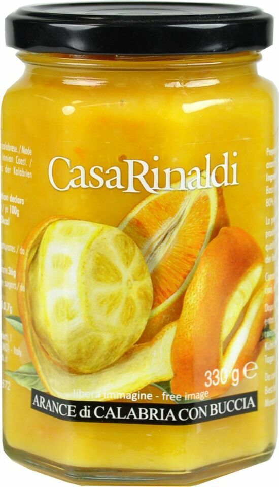 Фото №2 CASA RINALDI Конфитюр из овальных апельсинов с цедрой 330 г