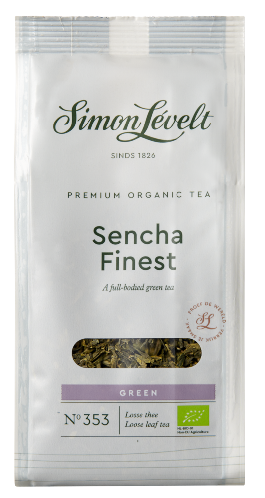 Фото №2 SIMON LEVELT Чай зелёный "Sencha Finest" ORGANIC Premium 90 г