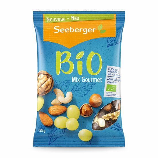 Фото №2 SEEBERGER BIO Смесь обжаренных орехов и изюма 125 г