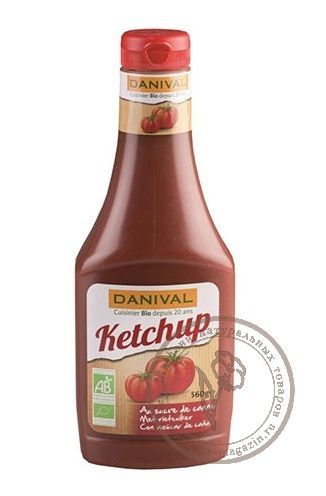 Фото №2 DANIVAL Кетчуп с тростниковым сахаром 560 г