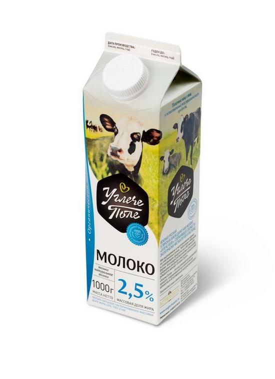 Фото №2 УГЛЕЧЕ ПОЛЕ Молоко пастеризованное 2,5%