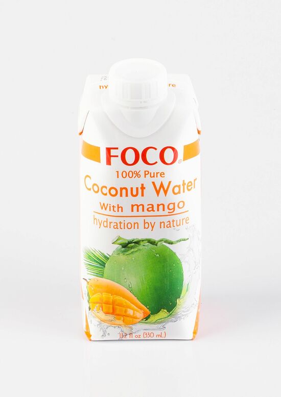 Фото №2 FOCO Вода кокосовая с манго 330 мл