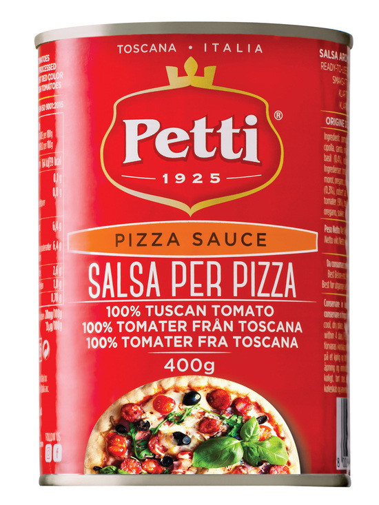 Фото №2 PETTI Натуральный томатный соус для пиццы с травами 400 г