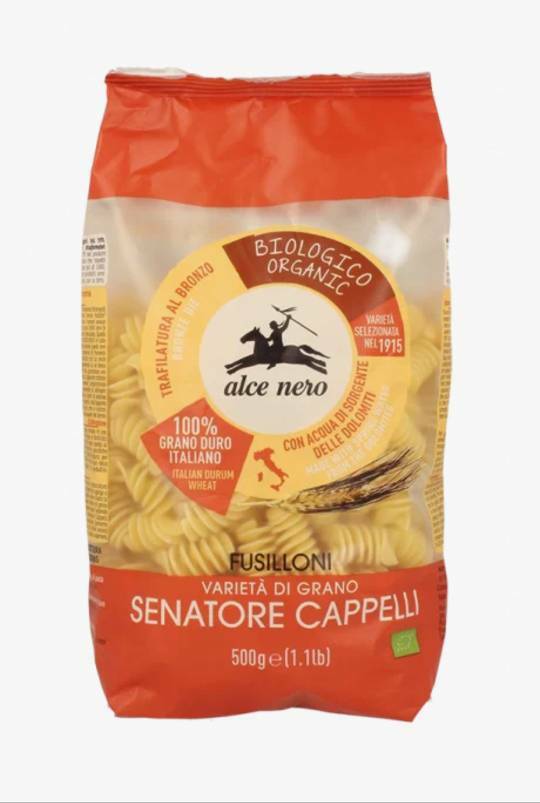 Фото №2 ALCE NERO Макаронные изделия Fusilloni из пшеничной муки семолины дурум 500 г