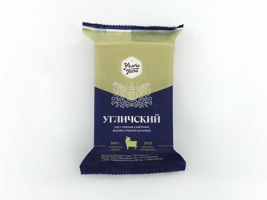 Фото №2 ЛЕГЕНДЫ УГЛИЧА Сыр Угличский 45%