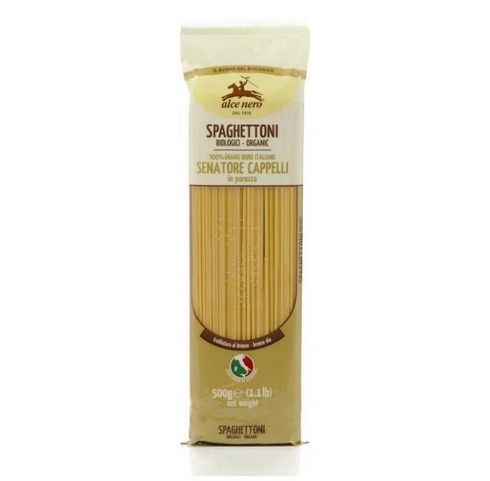 Фото №2 ALCE NERO Макаронные изделия Spaghetoni из пшеничной муки семолины дурум 500 г