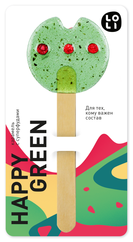 Фото №2 LO-LI Карамель happy green 35 г