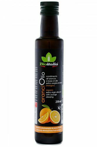 Фото №2 BIOITALIA Масло оливковое нерафинированное Extra Virgin Orange высшего качества с апельсином ст/б 250 мл