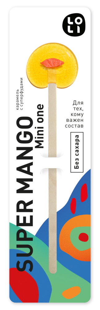 Фото №2 LO-LI Карамель super mango mini one Без Сахара 8 г