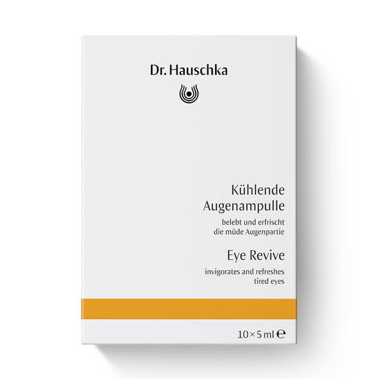 Фото №2 DR HAUSCHKA Охлаждающее средство для снятия усталости глаз (Kuhlende Augenampulle) Эко 10 x 5 мл