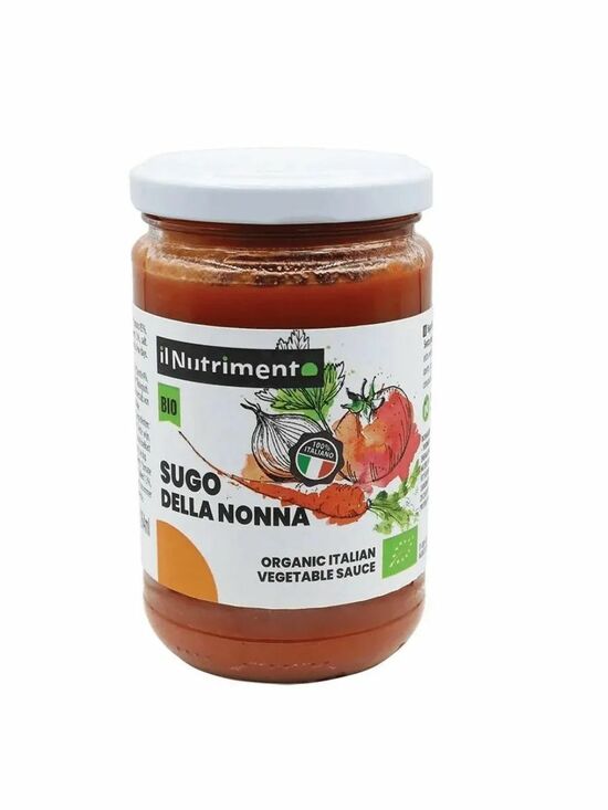 Фото №2 IL NUTRIMENTO Овощной соус DELLA NONNA, Organic, Gluten Free 280 гр.
