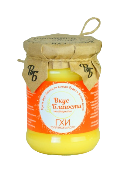 Фото №2 ВКУС БЛАГОСТИ Масло ГХИ топлёное 225г Классика