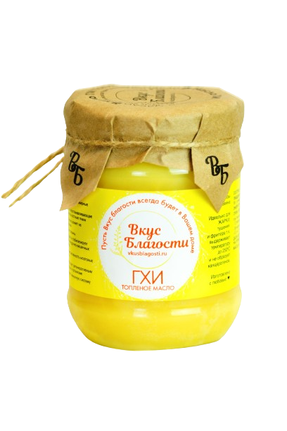 Фото №2 ВКУС БЛАГОСТИ Масло ГХИ топлёное 400г Классика
