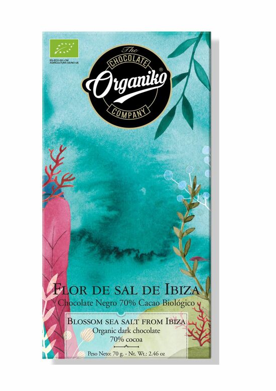 Фото №2 Organiko Горький шоколад 70% с солью 70 г