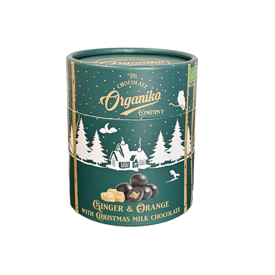 Фото №2 Organiko Имбирные и апельсиновые цукаты в молочном шоколаде 80 г
