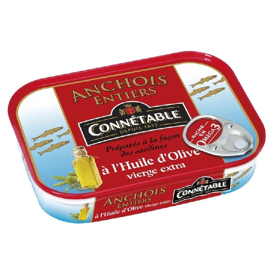 Фото №2 Connetable Анчоусы в оливковом масле первого отжима экстра 100 гр.