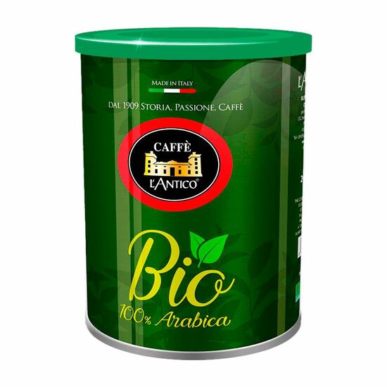 Фото №2 L’Antico Кофе молотый Bio Fairtrade PURO Arabica ж/б 250 гр.