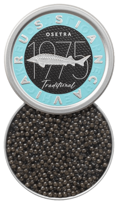 Фото №2 Икра осетровых рыб баночная зернистая Traditional ст/б 100г без консервантов