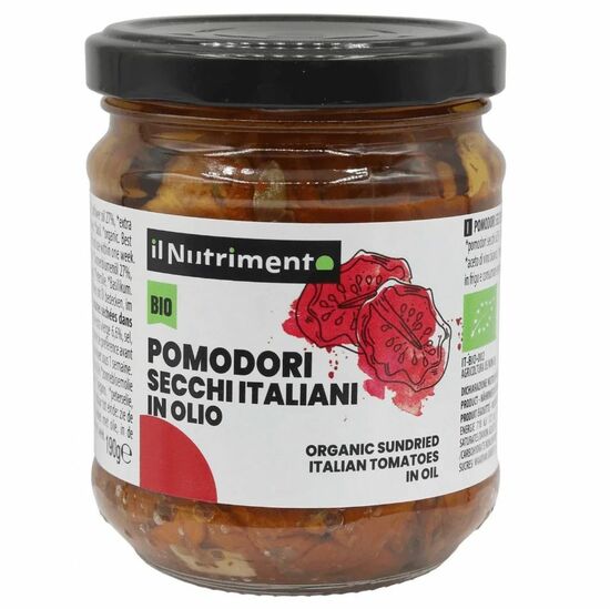 Фото №2 IL NUTRIMENTO Вяленые помидоры в масле, Organic 190 гр.