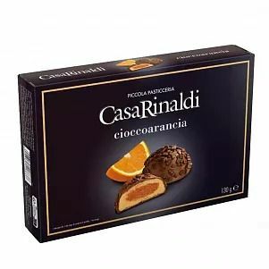 Фото №2 CASA RINALDI Печенье ЧоккоАранча в шоколадной глазури с апельсиновым пюре 130 г