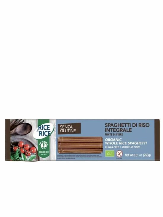 Фото №2 PROBIOS Паста из цельнозернового риса (Spaghetti), Без глютена 250 гр.