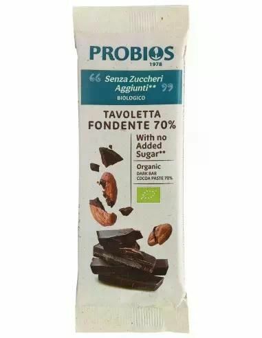 Фото №2 PROBIOS Органический темный шоколад без сахара, Gluten Free 50 гр.