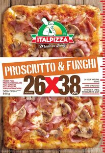 фото ITALPIZZA Пицца Ветчина и грибы (Италия) з/м 545 г