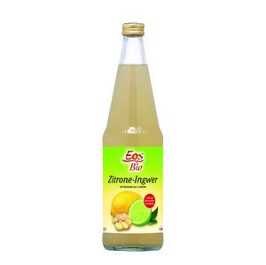 фото EOS BIO Напиток сокосодержащий пастеризованный с лимоном и имбирем, стеклянная бутылка 700 мл