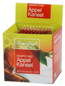 фото SIMON LEVELT Чай черный Apple Cinnamon пакетированный 10*1,75 г