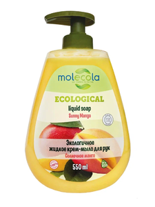 фото MOLECOLA Жидкое мыло для рук Манго экологичное 500 мл