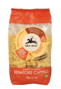 фото Alce Nero ФУЗИЛЛОНИ БИО макаронные изделия из твердых сортов пшеницы Senatore Cappelli, 500 г