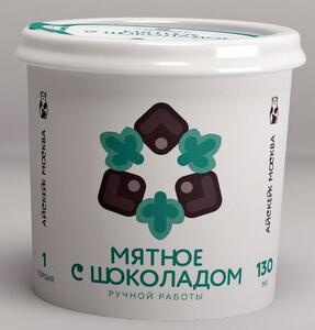 фото АЙСКЕЙК ЭКО Мороженое мятное с шоколадом 130 мл
