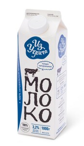 фото ИЗ УГЛИЧА Молоко пастеризованное мдж 3,2% - 1000 г