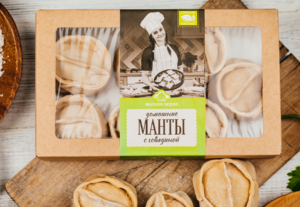 фото ВКУСНАЯ МАРКА Манты с говядиной ОРГАНИК 480 г