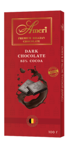 фото AMERI Экстра горький шоколад 85 %, плитка 100гр