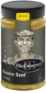 фото BIOGOURMET Горчица С зёрнами ст/б 200 мл