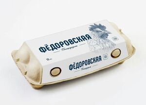 фото Яйцо Птицеферма Федоровская СО 10 шт