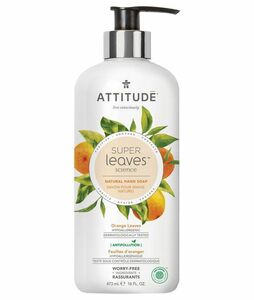 фото ATTITUDE Жидкое мыло Super Leaves Листья апельсина 473 мл