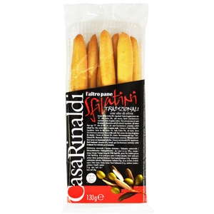 фото CASA RINALDI Хлебные палочки Сфилатини с оливковым маслом традиционные 130 г
