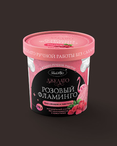 фото СЛАДМИКС Десерт взбитый з/м "Розовый фламинго" без сахара 70гр
