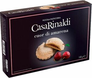 фото CASA RINALDI Печенье Куор ди Амарена с вишнёвым пюре 140 г