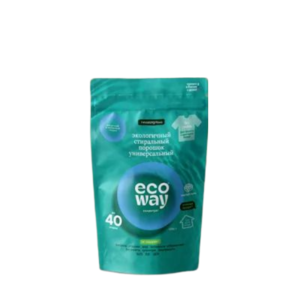 фото ECOWAY Экологичный стиральный порошок универсальный 1 кг.