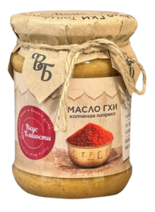 фото ВКУС БЛАГОСТИ Масло ГХИ топлёное 225г с копчёной паприкой