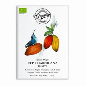 фото Organiko Горький шоколад из Доминиканской республики 70%, 50 г