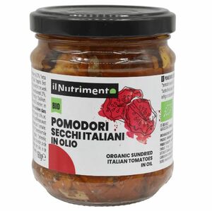 фото IL NUTRIMENTO Вяленые помидоры в масле, Organic 190 гр.